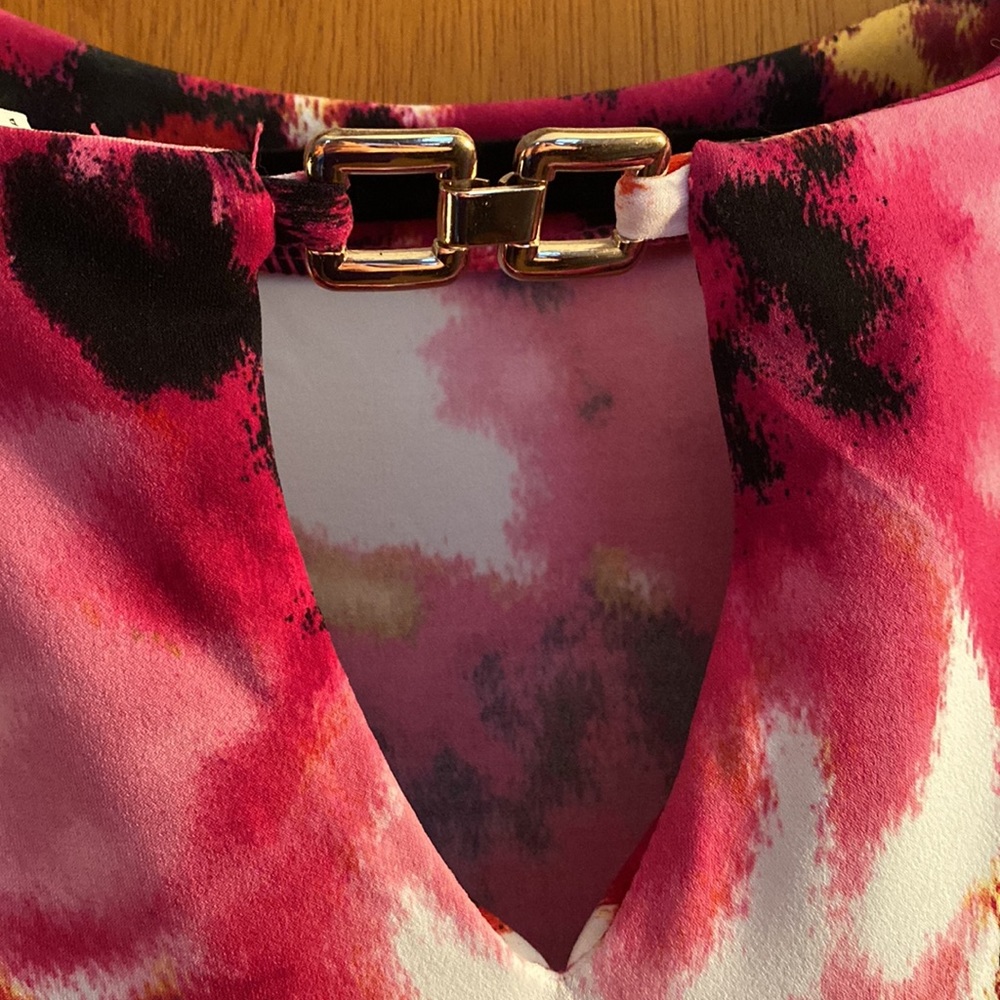 Liz Claiborne multi print dress, XL, nwt - Picture 3 of 8